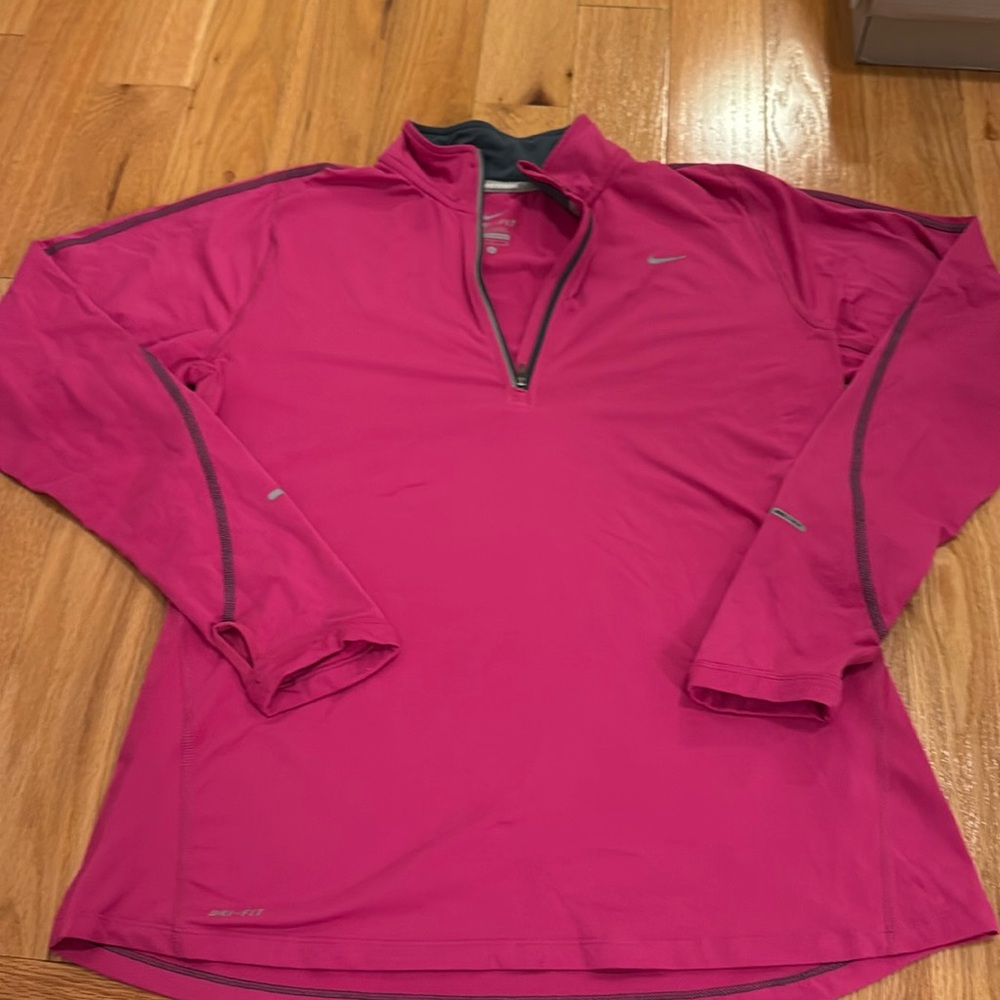 Nike quarter zip dry fit long sleeve